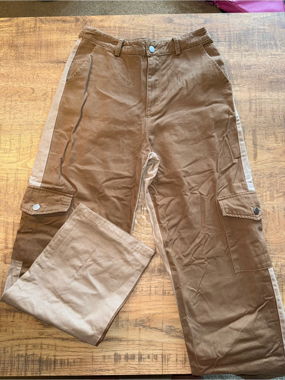 Two Toned cargo pants